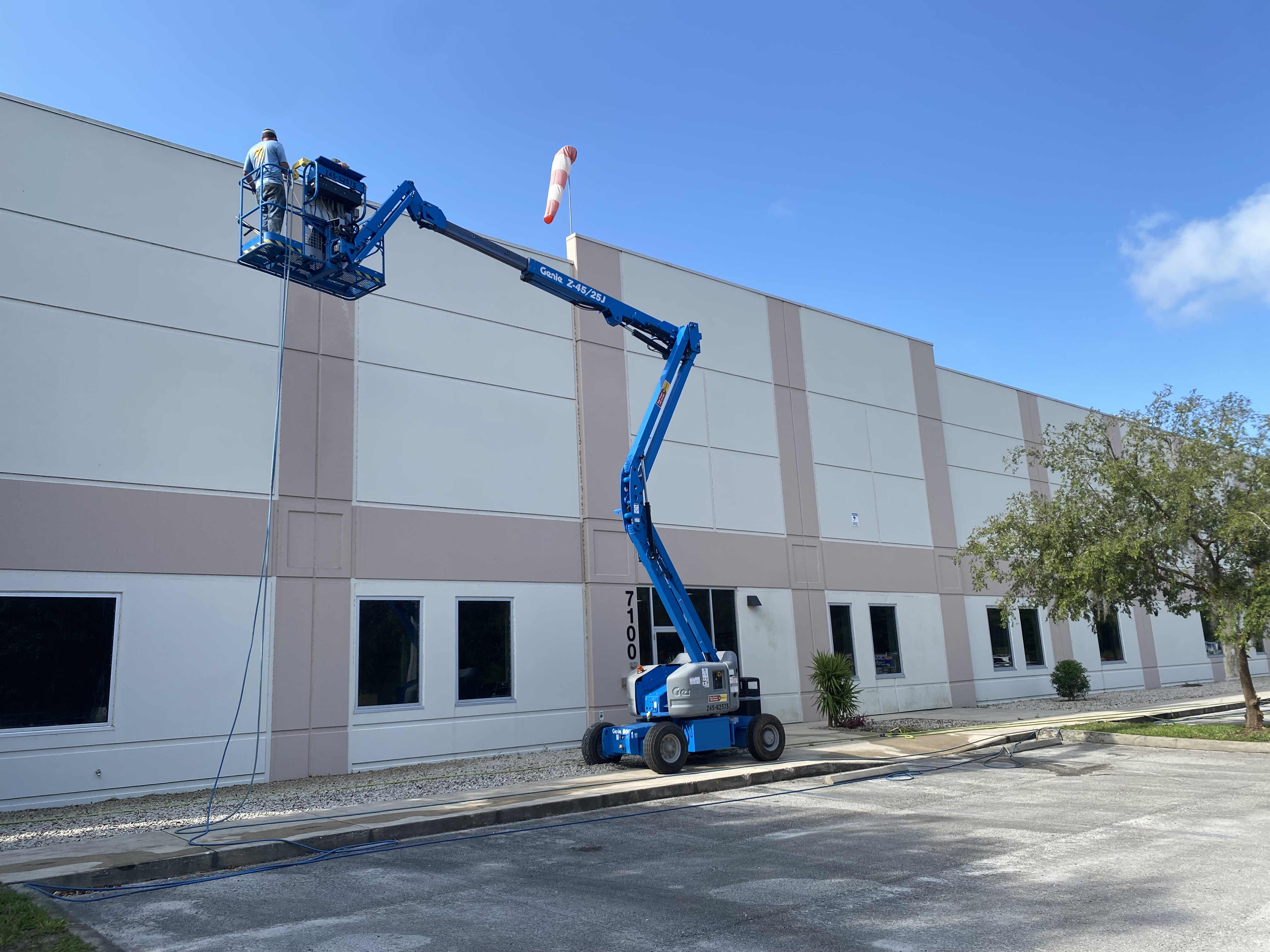 Industrial Building Cleaned in Palatka Business Park